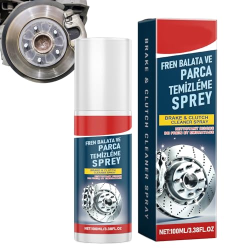 Generico Sgrassatore Freni,Rimozione Ruggine Auto 100ml | Sgrassatore Sicuro per Polvere Ferro Ruota Cerchioni Dischi Freni - Rimozione Polvere Detailing Rotori