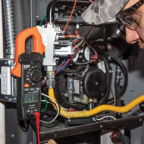 Klein Tools CL320 Digital Clamp Meter, HVAC AC Auto-ranging 400A, AC/DC Voltage, TRMS, DC Microamps, Resistance, Frequency, NCVT, Temp, More - Image 3