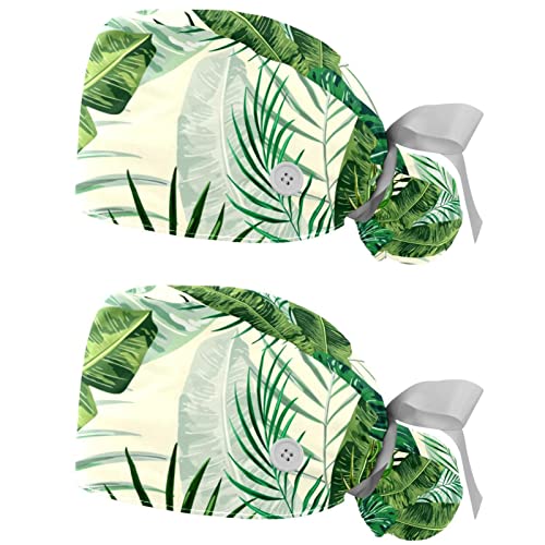 Chapeaux de travail feuilles botaniques JDEZ idéaux pour la cuisine et l'atelier