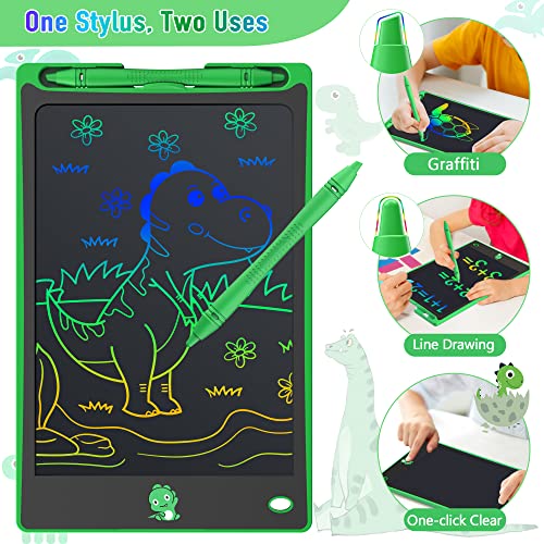 Kids Writing Tablet, Hockvill 8.8 Inch Doodle Board For Toddlers, Dinosaur Toys For 3 4 5 6 7 Year Old Boys Girls, Colorful Electronic Drawing Pad, Educational & Learning Birthday Gift For Children #TOP3