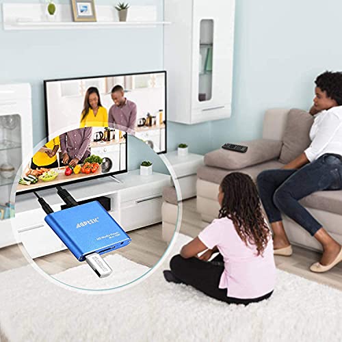 Hdmi Media Player With 2X Remote Control, Blue Mini 1080P Full-Hd Ultra Hdmi Mp4 Player For -Mkv/Rm/ Mp4 / Avi Etc- Hdd Usb Flash Drive/Hdd And Sd Card #TOP2