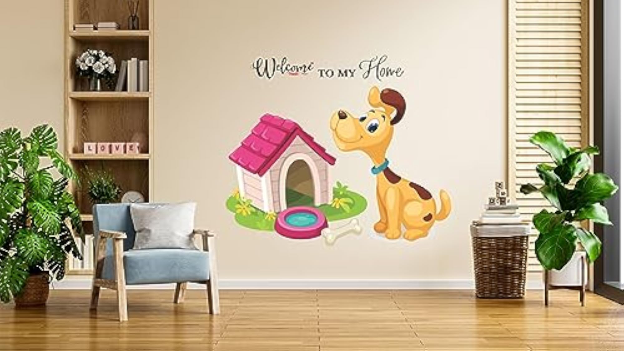 Dog House Wall Sticker for Home Decor