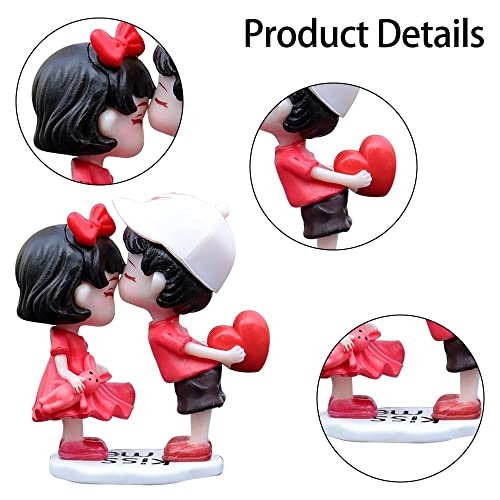 Image of MiOYOOW Car Dashboard Decoration, Lovely Couple Auto Interior Decoration Cute Couple Ornament with for Cars Home