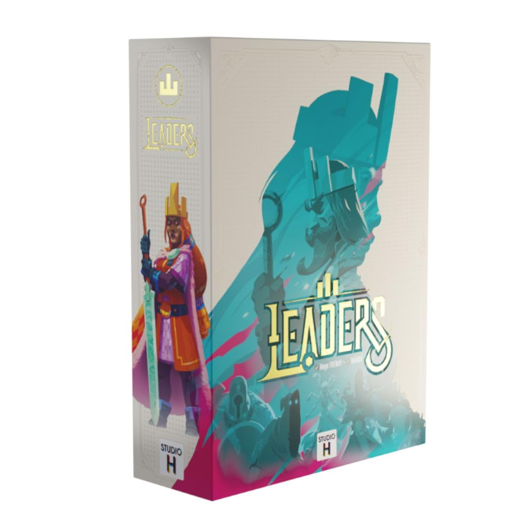 Leaders | Tactical Duel Strategy 2 Player Board Game | Create Alliances, Assemble Champions & Outsmart Opponents | Quick, Competitive Games for Teens,
