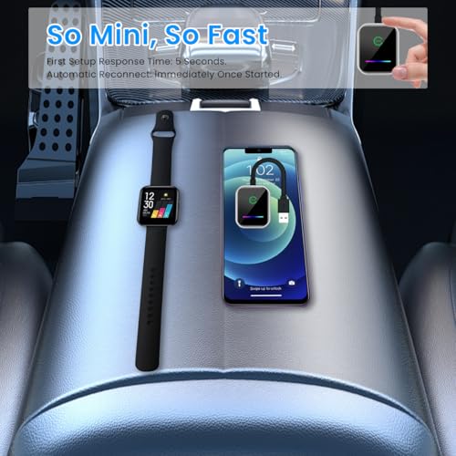 Image of zitronix Dual Mold 2-in-1 WiFi Wireless Convertor for CarPlay & Android Auto Plug & Play Universal Dual-Band 2.4GHz /5GHz Adapter for Seamless Hands-Free Connectivity