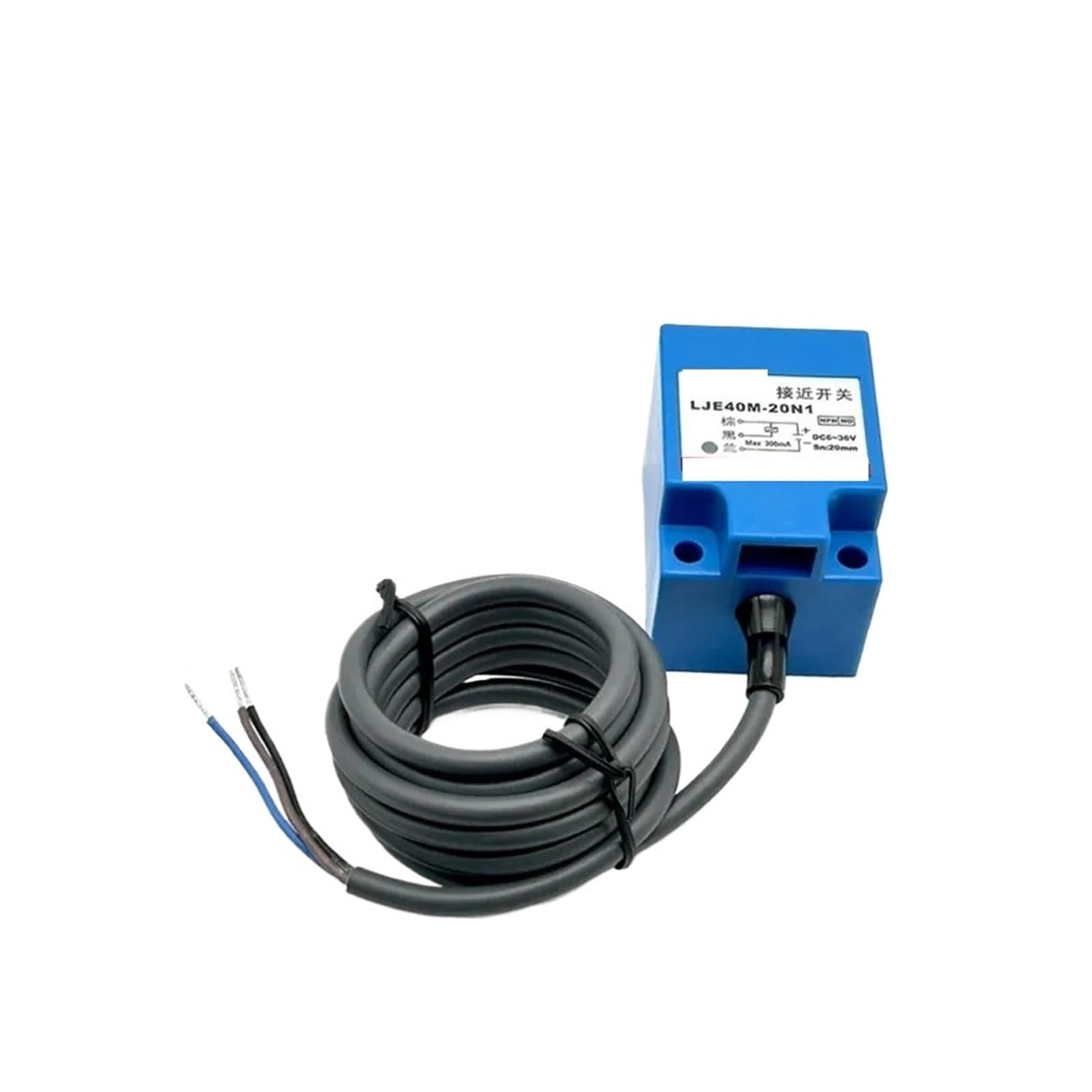 Capteur de proximité LJE40M-20N1 haute précision à détection de distance stable