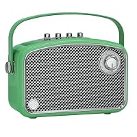 Bluetooth Speaker 120W Peak Powerful Retro Wireless Hi-Fi Loud Speakers with Deep Bass, Dual DSP Chips, Portable Boombox for Home Room Office Decor, Camping, Party, Festival Gifts, Christmas Events