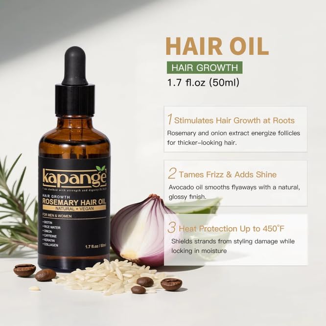 Rosemary Shampoo, conditioner, hair mask and oil set