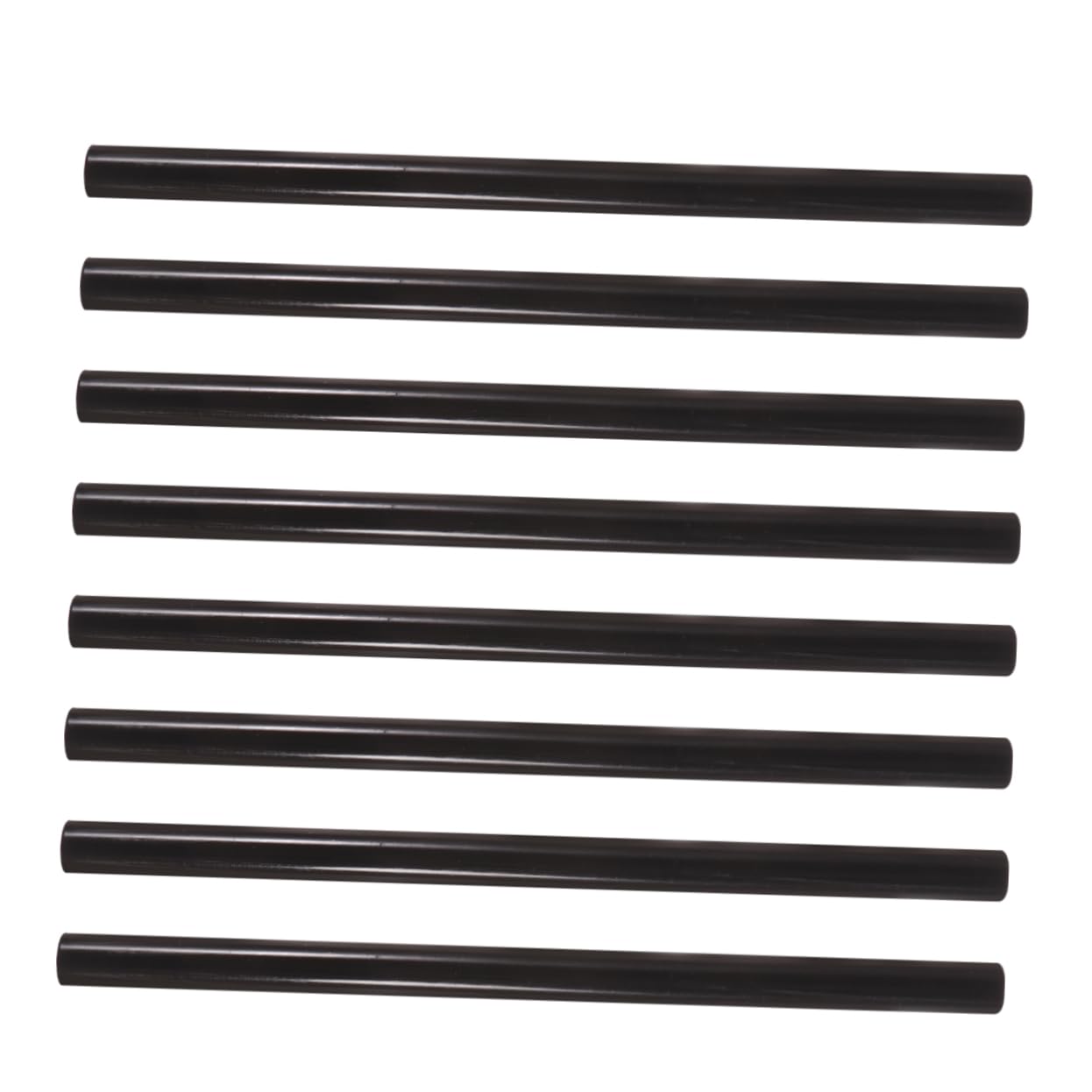 Tofficu 24 Pezzi Stick di Colla a Caldo Neri Eva, Fusione Rapida, Pochi Bolli, per Casa e Negozio, 19cm