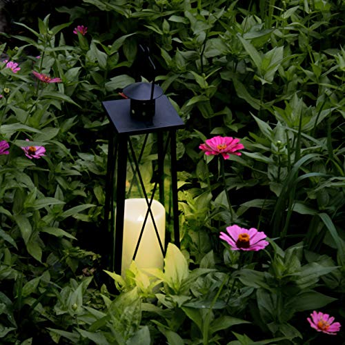 Image of iZAN 1 Pack Waterproof Outdoor Flameless Candle with Timer Large 4 inch x 8 inch Battery Operated Electric LED Pillar Candle for Gift Home Decor Party Wedding Supplies Garden Halloween Christmas Decoration