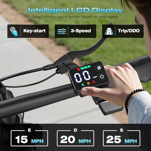 Image of Electric Scooter with Seat for Adults, 1000W Peak Motor, Up to 25 MPH 35 Miles, Multiple Suspension, Bright Light, Sturdy Scooter Frame, 14 inch x 2.125 inch Tires, Provides Comfortable and Safe Ride