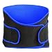 Waist Trimmer Belt Support Brace, Adjustable Lower Back Lumbar Support Straps - Weight Loss Ab Belt, Breathable Stomach Wrap Waist Trainer (Black and Blue)