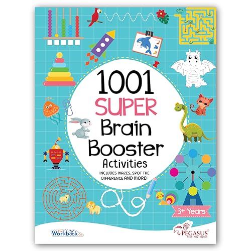 Image of 1001 Super Brain Booster Activities Book for Kids 3+ | Fun Interactive Activity Book to Build Cognitive Skills, Creativity & Learning | Best Educational Gift for Children