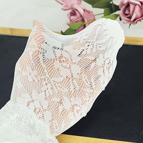 Rmsweetyil Lace Socks Women, Cute Sexy Lace Ruffle Frilly Ankle Socks (3 Pairs-2White+1Black) #TOP4