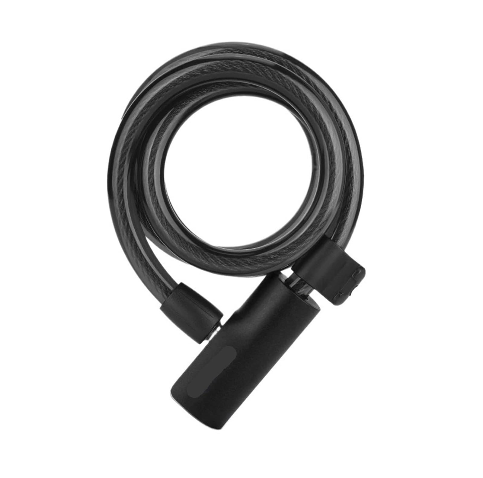 Hxpfvcbhs Black Bicycle Lock Portable Anti-Theft Bike Cable Lock With Keys Zinc Alloy Motorcycle Scooter Mtb Road Round Cycling Lock(Black)