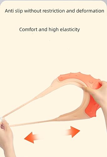 Miniatura 3 de Crown - Gorro de ducha de bebé impermeable para niños niñas y niños protege los ojos de las orejas visera ajustable de silicona para lavado de