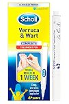 Dr. Scholl’s Verruca Treatment and Wart Remover Pen - Visible Results in 1 Week, Precision Tip for Removal of Warts & Verrucas on Hands & Feet, Suitable for Kids 4+, Easy Use 1-Click Applicator