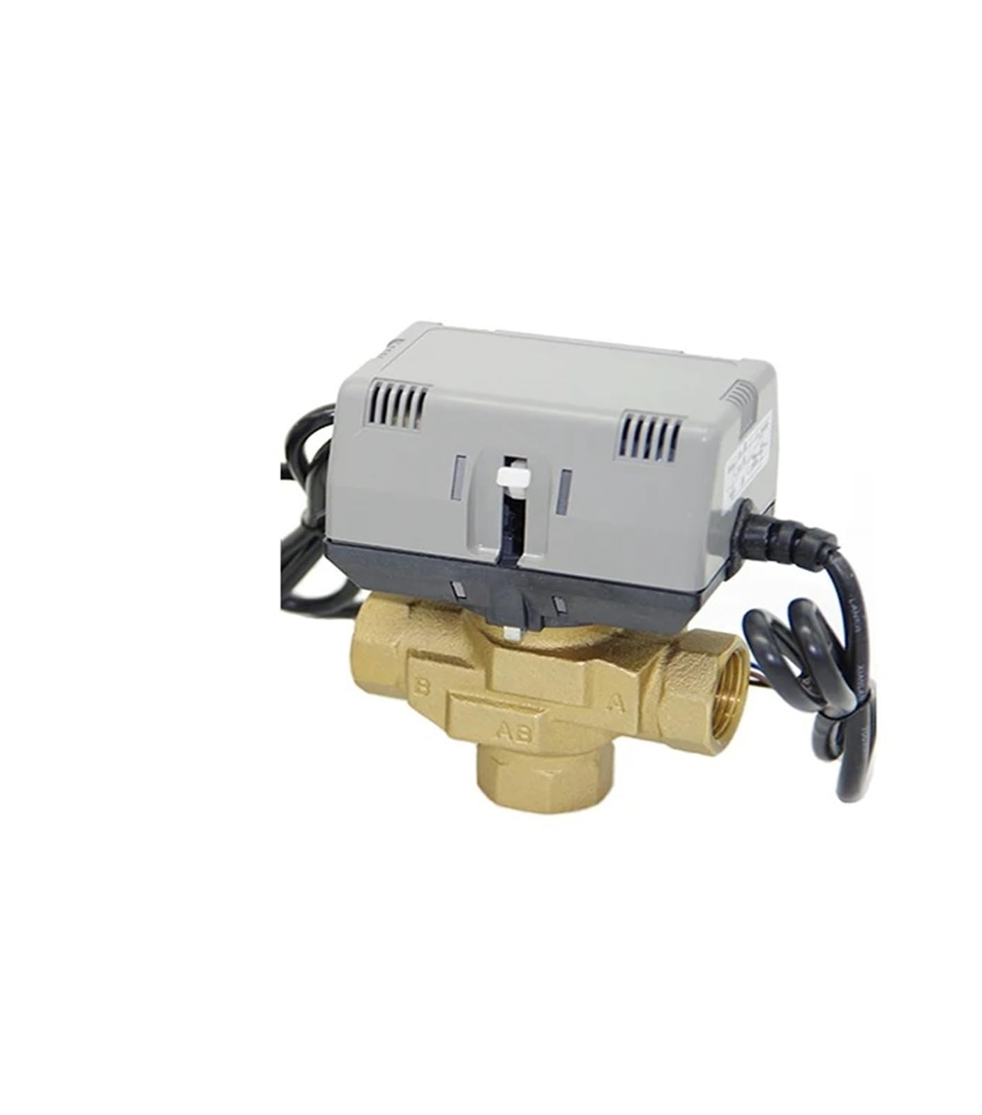 DN15 DN20 DN25 Electric Two Way Three Way Valve Brass VC6013/4013 Fan Coil ，Compatible For HVAC ，Valve AC220V(DN20,VC4013_AC220V_THREE WAY)