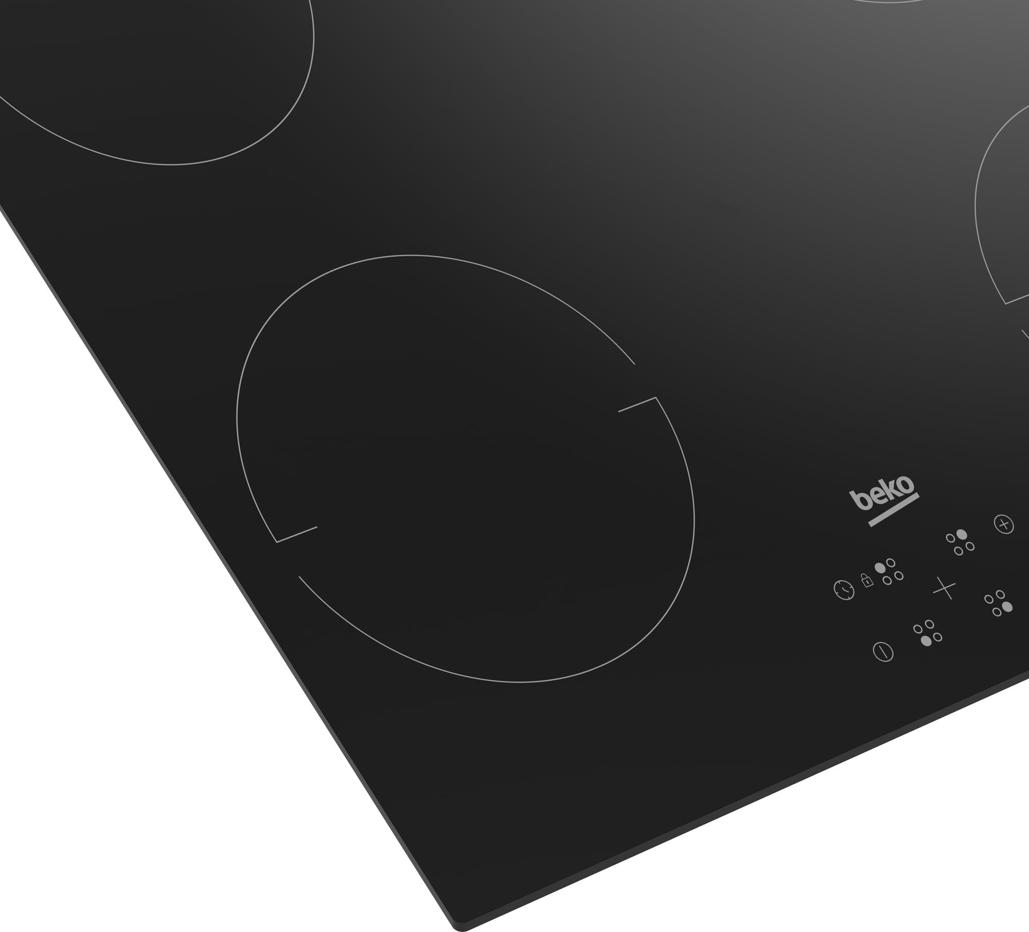 Beko HII64401QT - Piano cottura induzione, 4 fuochi, 59x52 cm, Nero