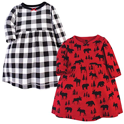 Image of Hudson Baby Girl's Cotton Dresses