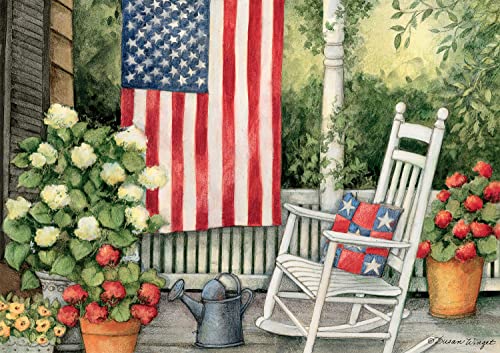 Buffalo Games - Susan Winget - Front Porch Flag - 500 Piece Jigsaw Puzzle #TOP18