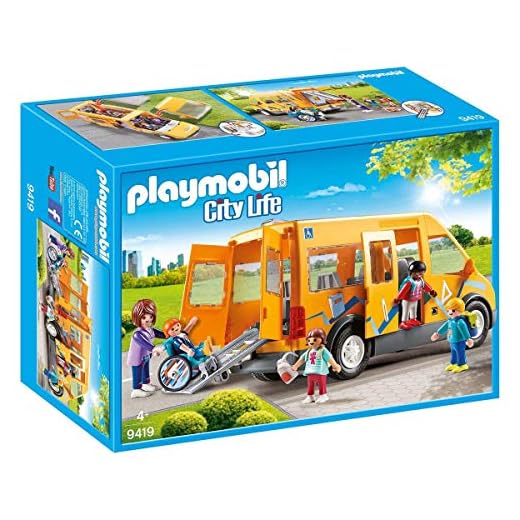 Playmobil City Life 9419 School Van, For Children Ages 4+