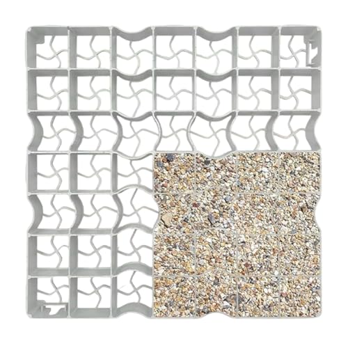Neat. Plastic Shed Base Grid – Durable Gravel Grid for Driveways, Mats for Lawn & Garden Path, Grass Grid Protection Mesh, Gravel Stabiliser Grids, Garden Grid Paver for Greenhouse 1000 Grids
