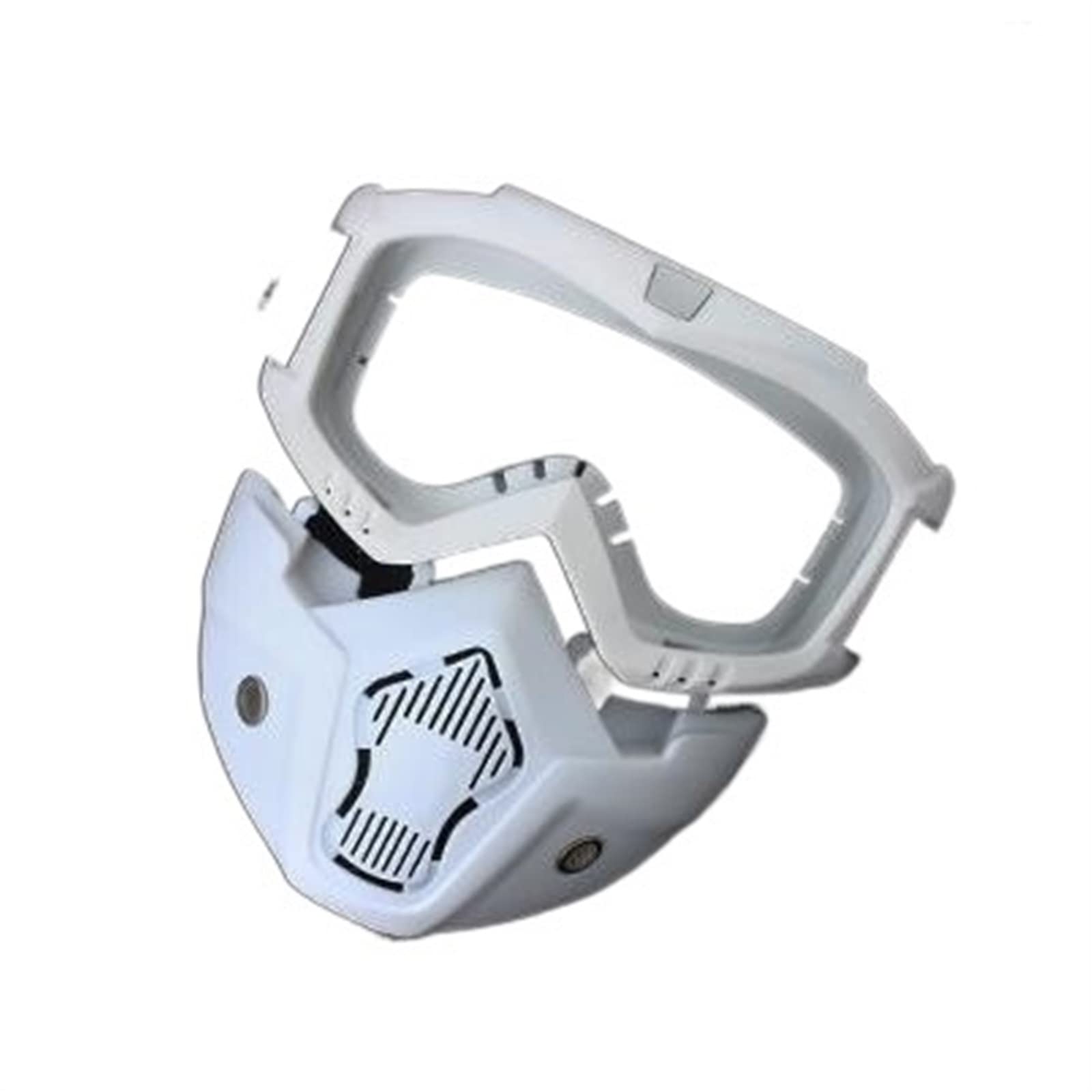 DieffematicHXJ Gogle narciarskie White Cycling Riding Motocross Sunglasses Ski Snowboard Eyewear Mask Goggles Helmet Tactical Windproof Motorcycle Glasses Masks (Color : 2)