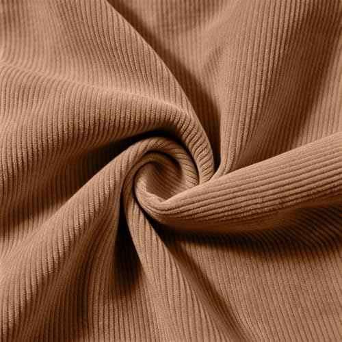 ENCURKUS Wide Leg Corduroy Pants Women Relaxed Fit Business Casual Trousers - image 2