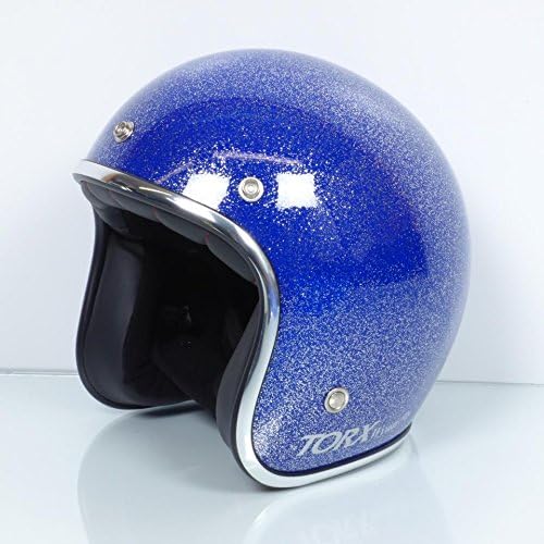 TORX Casco Moto Wyatt Shiny Glitter Blue: XXL : Amazon.it: Auto e Moto