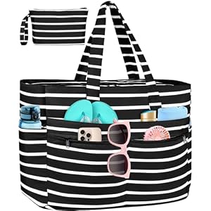 HUANLANG Extra Large Beach Bag Wate...