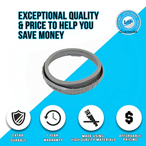 Upgraded Lifetime Appliance Dc64-00802A Door Gasket Boot Seal Diaphragm Compatible With Samsung Washer - 34001302 #TOP4