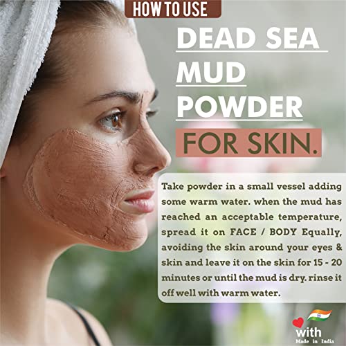 Image of Dead Sea Mud Powder For Hair Care & Skin Care - 200g