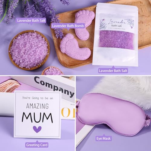 Baby Shower Gifts, New Mum Pamper Kit, Luxury Self Care Spa Kit for Mum-To-Be, Relaxation Care Package Mothers Pregnant Gifts , 100% Natural Organic Vegan - Image 6