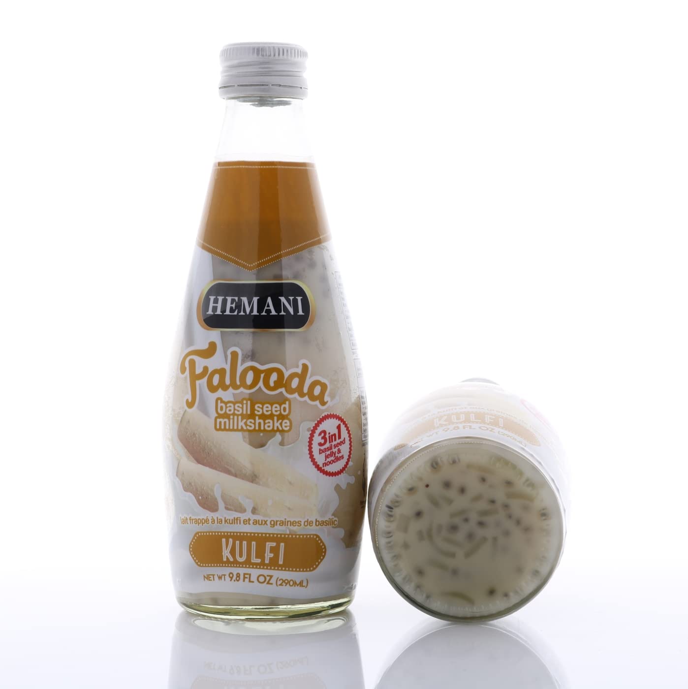 HEMANI Kulfi NonDairy Basil Seeds Milkshake Falooda Drink