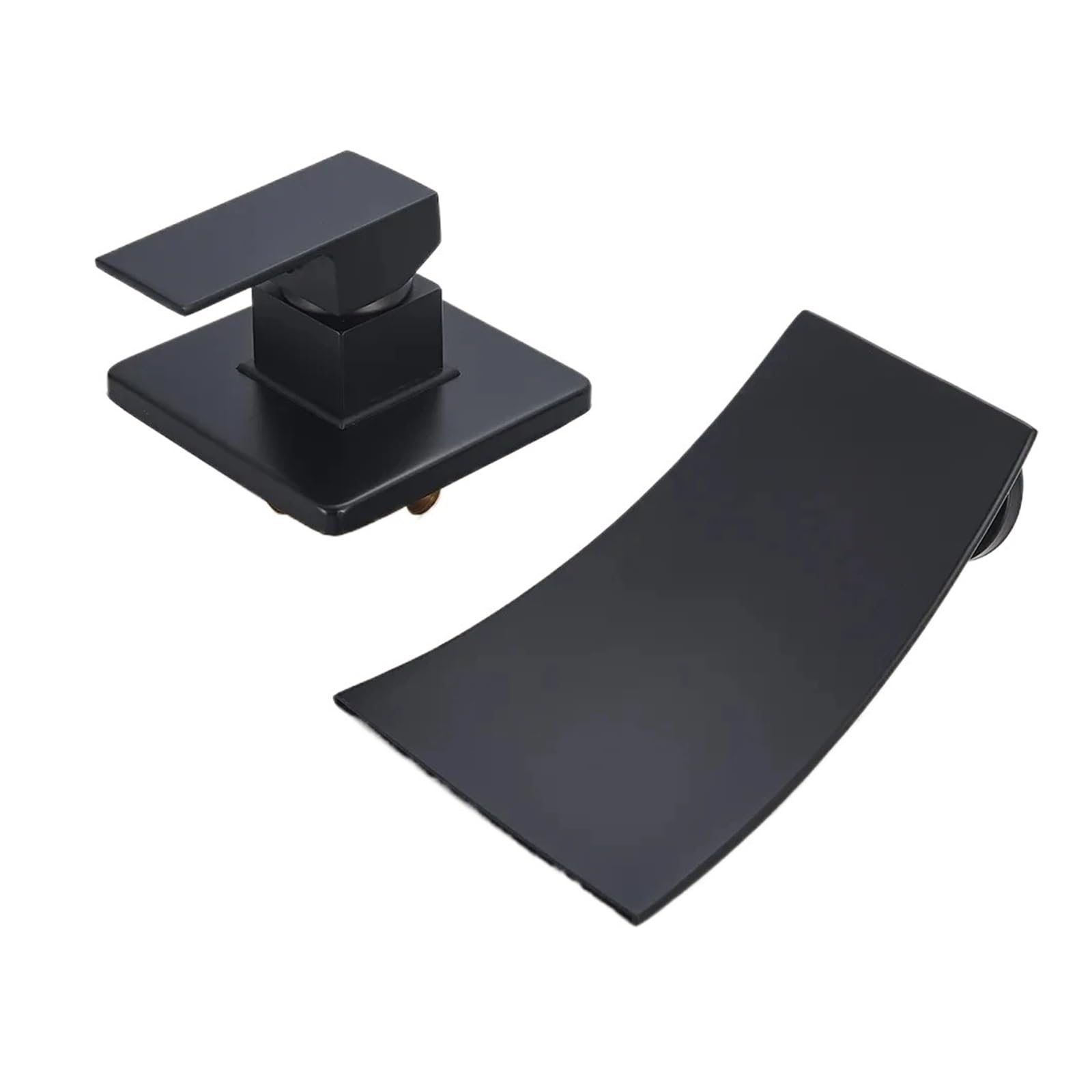 Robinet de salle de bain cascade encastré mitigeur lavabo mural anti calcaire
