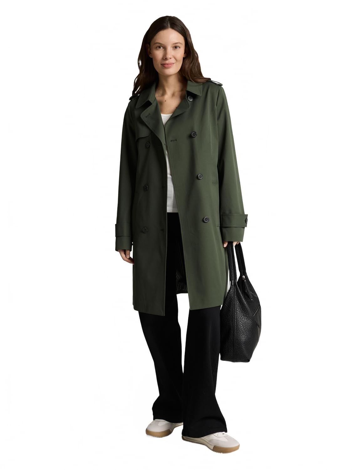 TOM TAILOR Damen Basic Trenchcoat