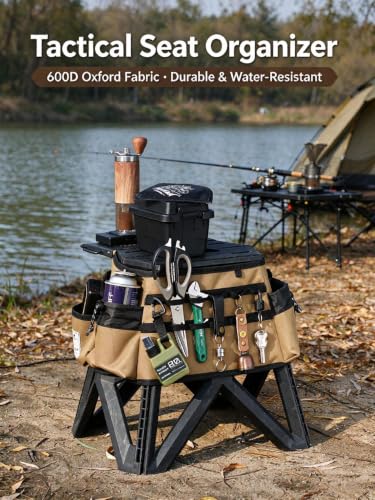 ChayWillow Tactical Folding Stool Cover with Storage Pockets - image 7