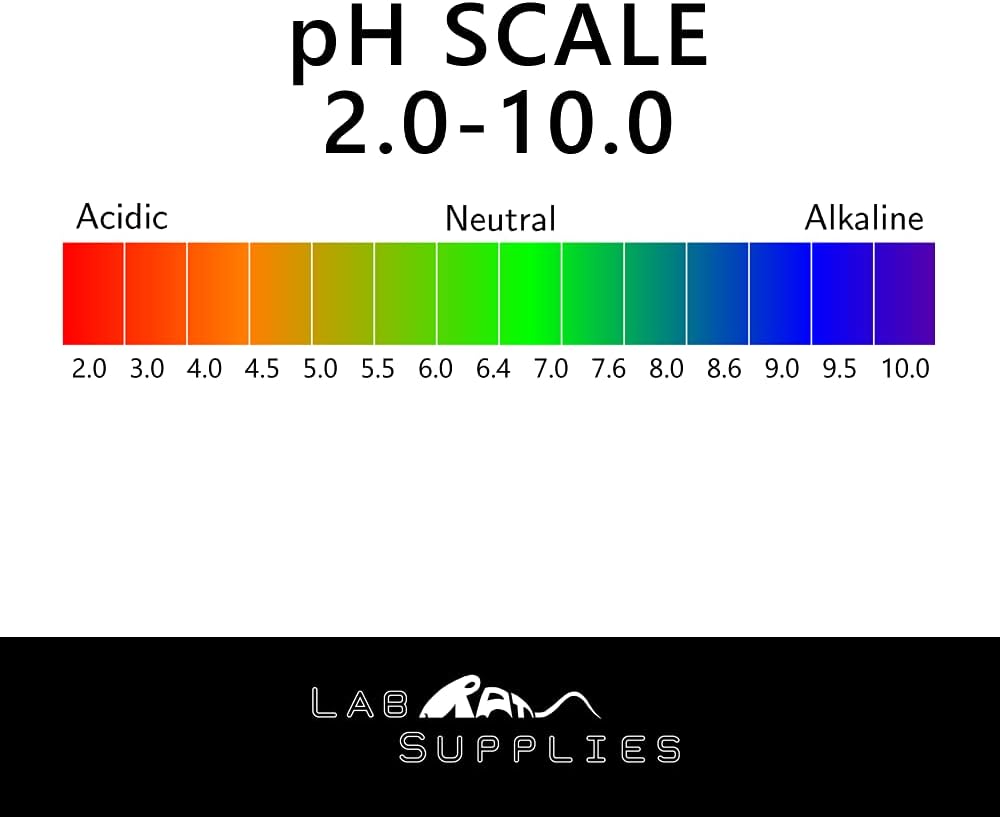 pH Indicator Test Drops, Universal Application (pH 2.0-10.0), 100 Tests| for Drinking Water, Urine, and Saliva | Contains 10 ml Bottle of Solution and 20 ml Screw Top Plastic Bottle