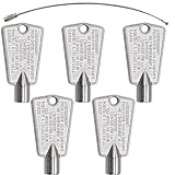 5PCS 216702900 Metal Freezer Door Keys – Compatible with Frigidaire, Kenmore, GE & Haier Upright Freezers...