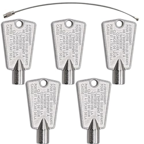 5PCS 216702900 Metal Freezer Door Keys – Compatible with Frigidaire,