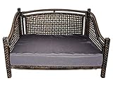 Maharaja Rattan Pet Day Bed, Indoor/Outdoor