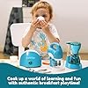 51nfnoz2xfl - Joyin Play Kitchen Toys, Pretend Play Kitchen Appliances Toy Set with Coffee Maker, Mixer, Toaster with Realistic Lights& Sounds, Birthday Gift for Kids Ages 2 3 4 5, Pink - Kitchen Toys