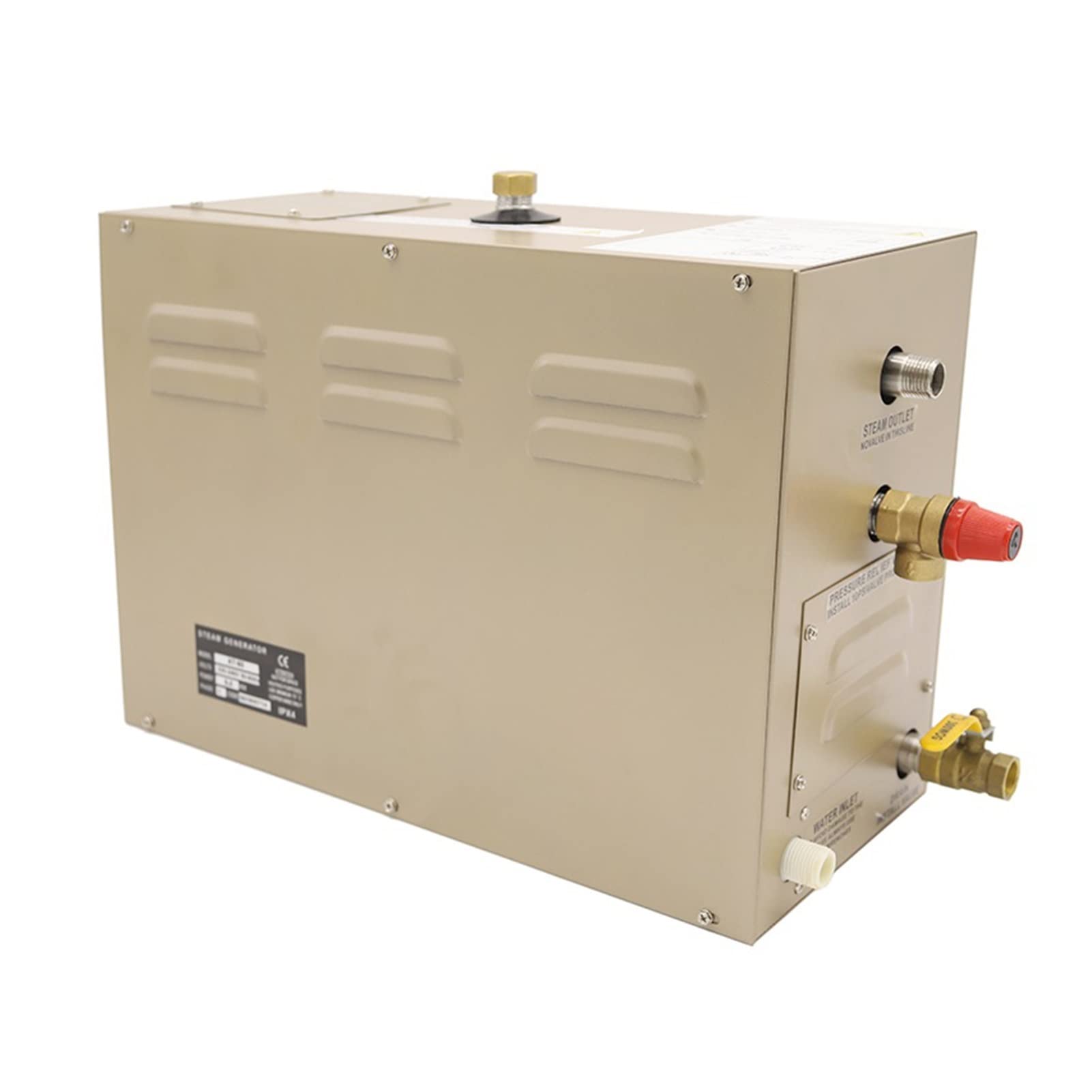 Sauna Portable, 7KW Générateur de douche à vapeur auto-drainant