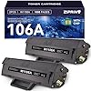 ZIPRINT Toner 106A Compatibile per HP 106A W1106A per HP Laser MFP 137fnw 137fwg MFP 135w 135wg 135a 135r 107w 107a 107r (2 Nero)