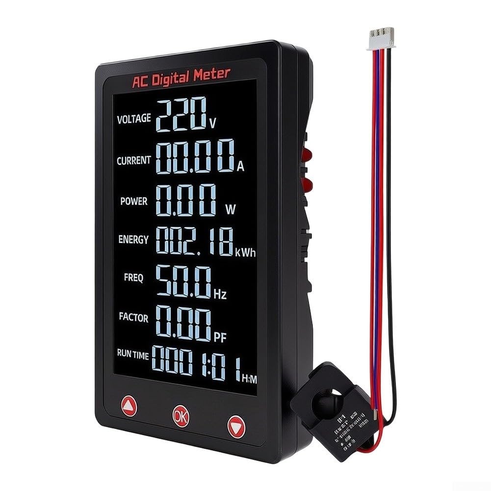 Contador LCD Retroiluminado 0-26kW Potencia Contador LCD Retroiluminado(closed)