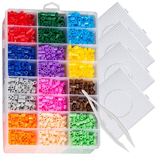 EVORETRO Fuse Beads kit in a Box, 14 Exclusive Colors 6,800 Pixel