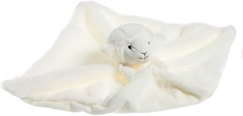 Miniatura 6 de Apricot Lamb Manta de felpa de lujo de oveja blanca de cordero blanco, manta de seguridad con animales de peluche, manta de personaje para el cuarto