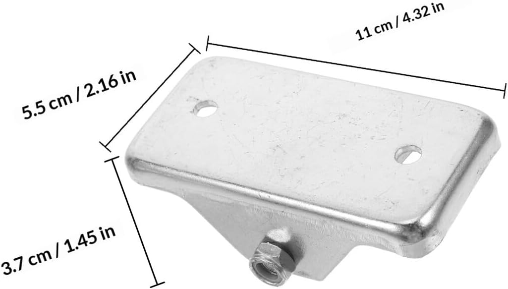 Trailer Stabilizer Jack Foot Plate with Heavy Duty Jack Stand Base for Recreational Vehicle Camper Trailer Mover Frame Support and Leveling Accessories