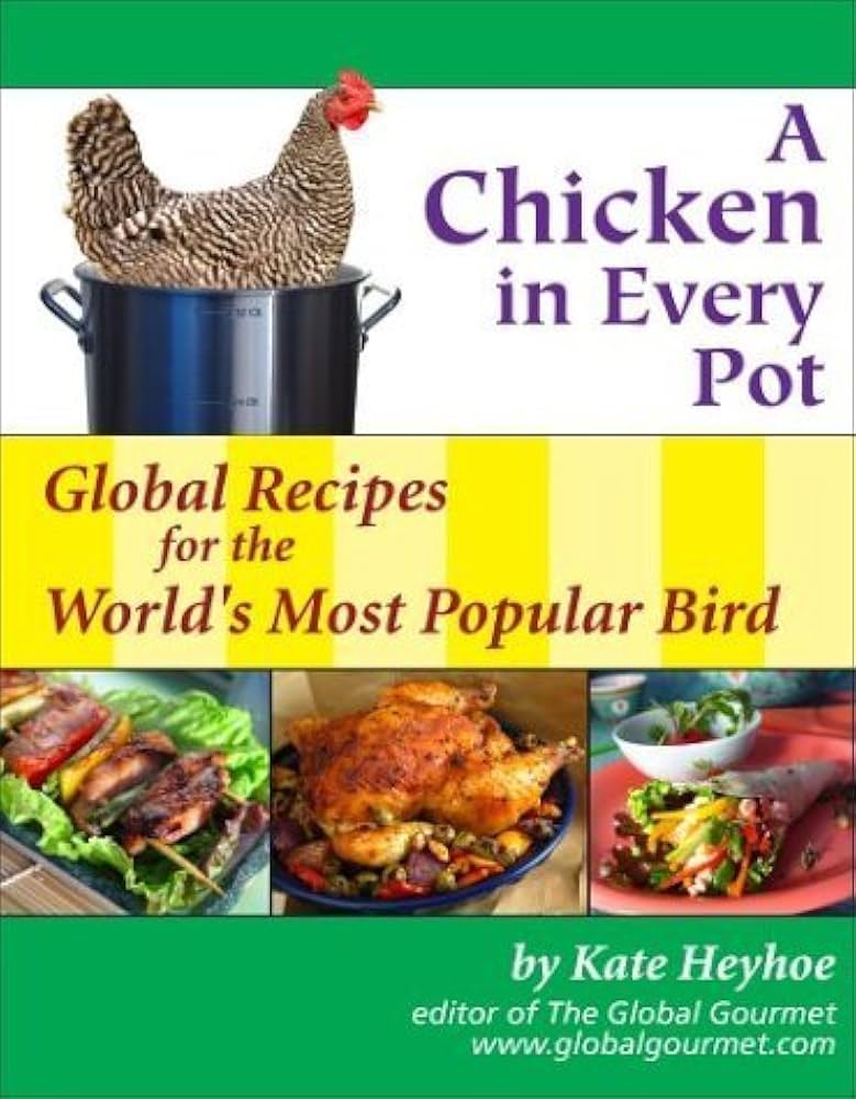 A book cover of a chicken in a potDescription automatically generated